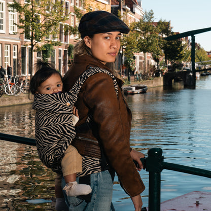 Nosidełko dla dziecka - Zebrowy Brąz